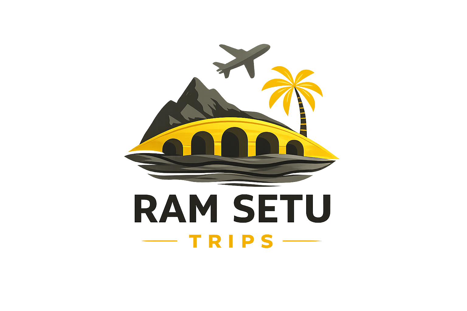 Ram Setu Trips logo design